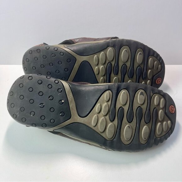 Merrell Men's Brown Leather Sandals - Picture 3 of 4
